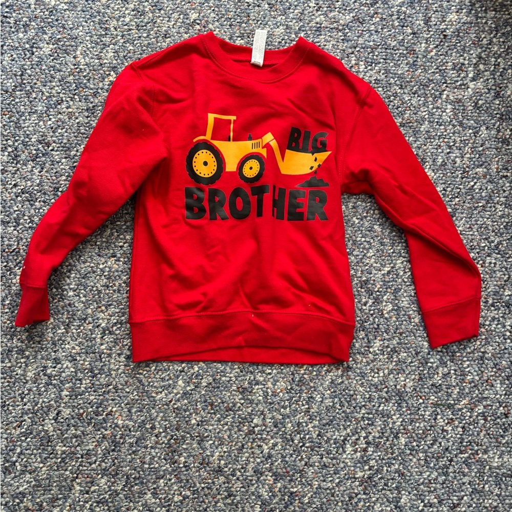 Big Brother Red Kids Sweatshirt